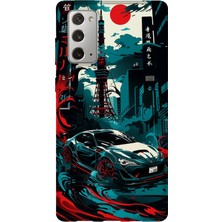 Lelia Samsung Galaxy Note 20 Uyumlu Baskılı Şeffaf Telefon Kılıfı | Koleksiyon: Turboline Streetworks