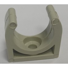 20MM Pprc Tekli Kelepçe Gri ( 100'LÜPAKET )