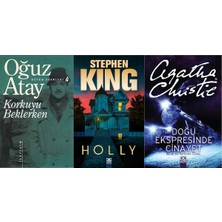 İletişim Yayınları Korkuyu Beklerken + Holly + Doğu Ekspresinde Cinayet 3 Kitap Set