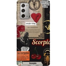 Lelia Samsung Galaxy Note 20 Uyumlu Baskılı Şeffaf Telefon Kılıfı | Koleksiyon: Zodiacmuse Celestia