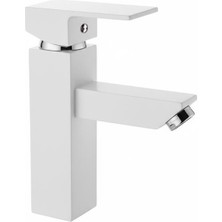 Venita Beyaz Kare Sabit Aç Kapa Lavabo Batarya