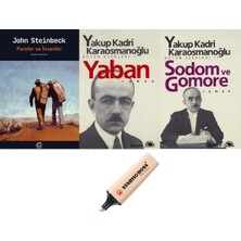 İletişim Yayınları Fareler ve Insanlar + Yaban + Sodom ve Gomore 3 Kitap Set ( Kalem Hd )