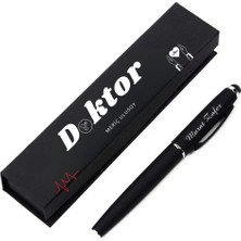 Hediye Vakti Doktorlara Özel Isimli Kalem – Kutulu Şık Doktor Hediyesi