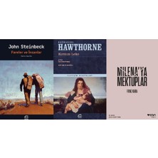 İletişim Yayınları Fareler ve Insanlar + Kırmızı Leke + Milenaya Mektuplar 3 Kitap Set