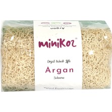 Minikoz Kabak Lifli Argan Özlü Doğal Sabun – Cilt Temizliği ve Peeling Etkili (120 Gr)