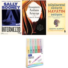 Can Yayınları Intermezzo + Insanın Anlam Arayışı + Düşünceni Değiştir, Hayatın Değişsin 3 Kitap Set ( Kalem Hd )