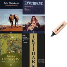 İletişim Yayınları Fareler ve Insanlar + Kırmızı Leke + Puslu Kıtalar Atlası + Iktidar 4 Kitap Set ( Kalem Hd )