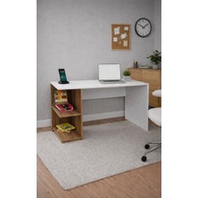 Bladimo Aris Çalışma Masası , Ofis Masası Kitaplıklı Bilgisayar Masası