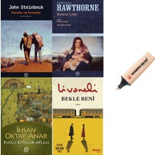 İletişim Yayınları Fareler ve Insanlar + Kırmızı Leke + Puslu Kıtalar Atlası + Bekle Beni 4 Kitap Set ( Kalem Hd )