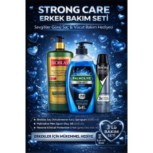 Trade Bazaar Power Confidence Sevgililer Günü Erkek Bakım Seti – Şampuan, Duş Jeli & Deodorant (3'lü Set)