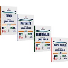 Alan Yayınları Tyt Msü Konu Konu Çıkmış Sorular Son 8 Yıl Seti 4 Kitap