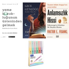 Epsilon Yayınevi Yeme Bozukluğunun Üstesinden Gelmek + Gece Günlüğü + Anlamsızlık Hissi 3 Kitap Set ( Kalem Seti Hd )