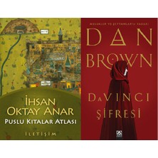 İletişim Yayınları Puslu Kıtalar Atlası + Da Vıncı Şifresi 2 Kitap Set