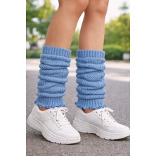 Urart Kadın Diz Altı Yumuşak Sıcak Tutan Dokulu Tozluk Çorap Konç