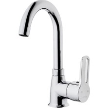 Enalburumtr Limra Mix Kuğu Lavabo Bataryası  (Kısa Borulu)