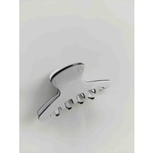 Makmery Kemik Küçük Boy Mandal Toka Beyaz