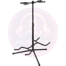 Driton Ds-15 Profesyonel Çiftli Ikili Gitar Saz Bağlama Elektro Gitar Standı