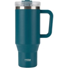 Tyeso Qq Termos Sızdırmaz Pipetli Çift Duvarlı Vakumlu 1200ML