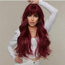 Aura Peruk Efsane Duruşa Sahip Dalgalı Kızıl Perçemli Modelimiz