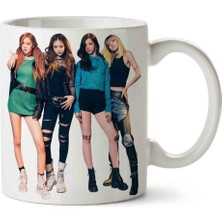 Black Pink 5 Porselen Kupa Bardak