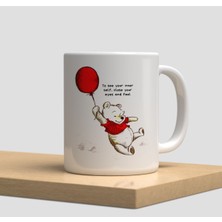 Beyaz Kupa Bardak A289 - Ayıcık Tatil Seyahat Gezi Uçak Harita Valiz Bavul