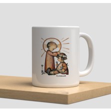 Beyaz Kupa Bardak A69 - En Yakın Arkadaş Aşk Arkadaşlık Dostluk Sevgi