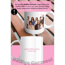 Yaprak Dökümü Çünkü Bizim Ailede Huzur Var Kupa Bardak Porselen Mug