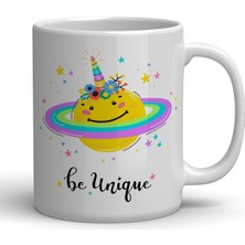 Satürn Gezegen Baskılı Kupa