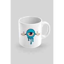 Göz Baskılı Kupa Bardak