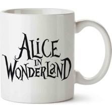 Alice In Wonderland Porselen Kupa Bardak