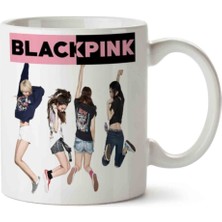 Black Pink Logoooo Porselen Kupa Bardak