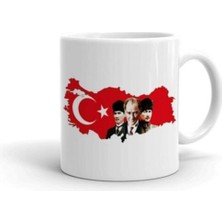 Mustafa Kemal Atatürk Baskılı Kupa/bardak