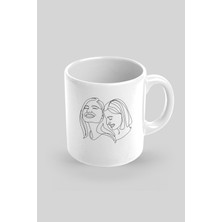 Arkadaş Baskılı Kupa Bardak