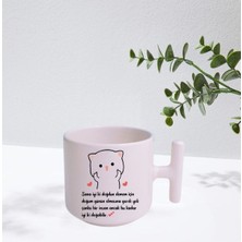 Iyiki Doğdun Krem Kulplu T Kupa