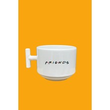 Friends Yazısı Baskılı T Kupa Fincan