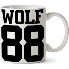 Exo Wolf 88 Porselen Kupa Bardak