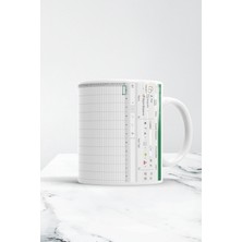 Excel Sütun Muhasebeci Kupa Bardak