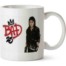 Michael Jackson Bad 2 Porselen Kupa Bardak