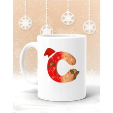 C Harf Baskılı Yılbaşına Özel Kupa Bardak