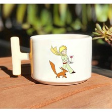 Küçük Prens Baskılı Beyaz T Kulp Kupa Bardak