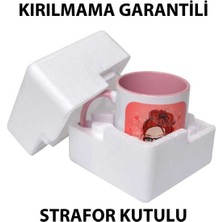 Tupac Karakter Baskılı Beyaz T Kulp Kupa Bardak