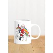 Hediyelik Yeniyıl / Yılbaşı / Noel Baba Baskılı Kupa Bardak