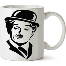Charlie Chaplin Sessiz Sinema Porselen Kupa Bardak
