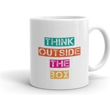 Think Outside The Box Baskılı Kupa/bardak