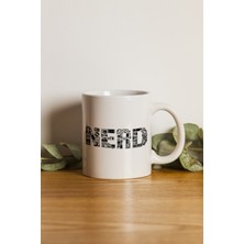 Porselen Nerd Kupa Bardak Özel Tasarım Makinede Yıkanabilir .