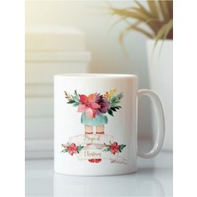 Beyaz Kupa Bardak G173 Aşk Yeniyıl Yılbaşı Noel Dostluk Arkadaşlık Sevgi Kardeşlik Doğumgünü