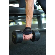 Rootx 8 Loop Lifting Straps Siyah Mavi Polyester Malzeme ile Güçlü Antrenman Desteği Erkek-Kadın