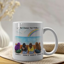 Kişiye Özel 4'lü Arkadaşlık Kupası(2 Tesettürlü)