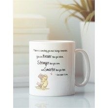 Beyaz Kupa Bardak Winnie The Pooh Arkadaşlık Dostluk Kardeşlik