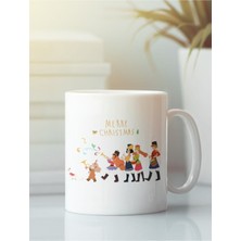 Beyaz Kupa Bardak Yeni Yıl Yılbaşı